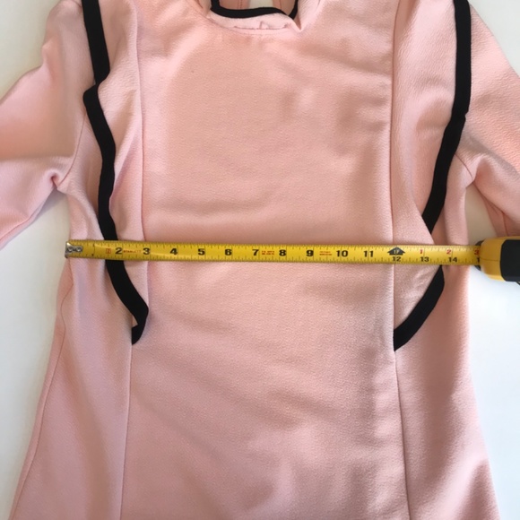 Pink long sleeve top with side lapels - Picture 3 of 8
